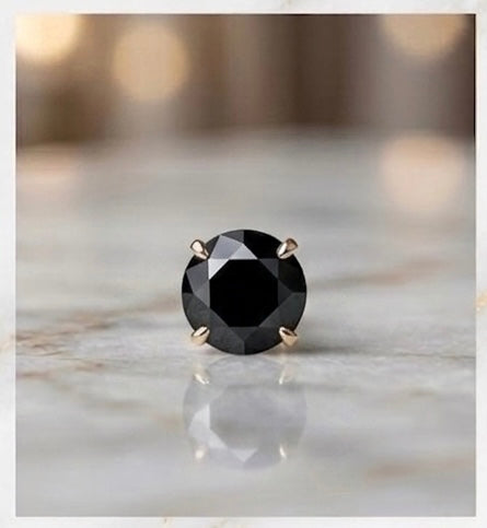 Stylish Black Crystal Nose Pin for Women