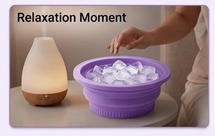 Silicone Ice Facial Bowl – Skin Tightening Ice Face Tool | Glow & Pore Minimizer