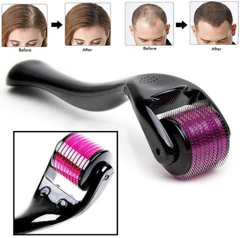 Derma Roller System for Face & Skin Care – Acne Marks, Glow & Hair Growth Tool