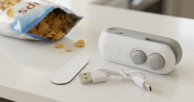 Portable Mini Heat Sealer Machine – USB Rechargeable Bag Sealing Device
