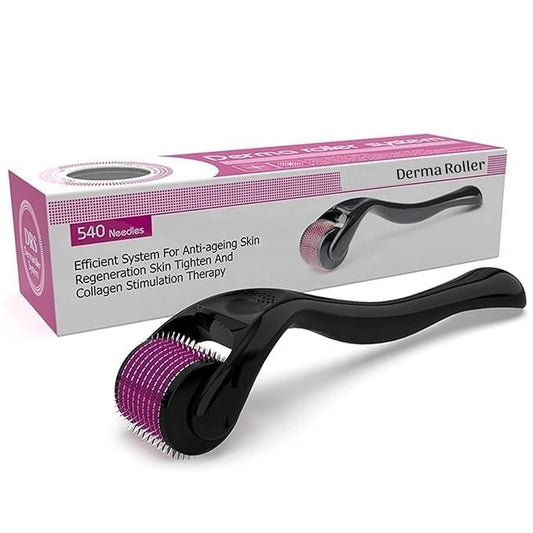 Derma Roller System for Face & Skin Care – Acne Marks, Glow & Hair Growth Tool
