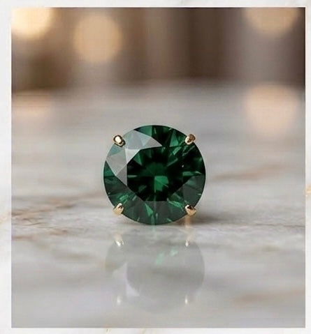 Stylish Green Crystal Nose Pin for Women