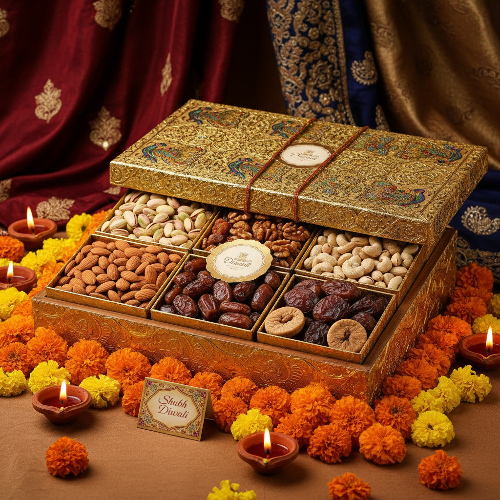 Diwali Royal Gift Pack - Luxury Dry Fruit Hamper
